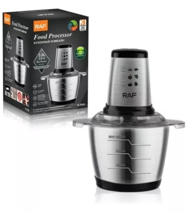 picatodo Picador Procesador de Alimentos Eléctrico de Acero Inoxidable Raf