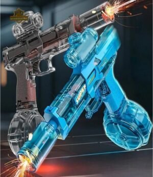 Pistola de Agua Eléctrica Automática de Alta Potencia con Luz LED