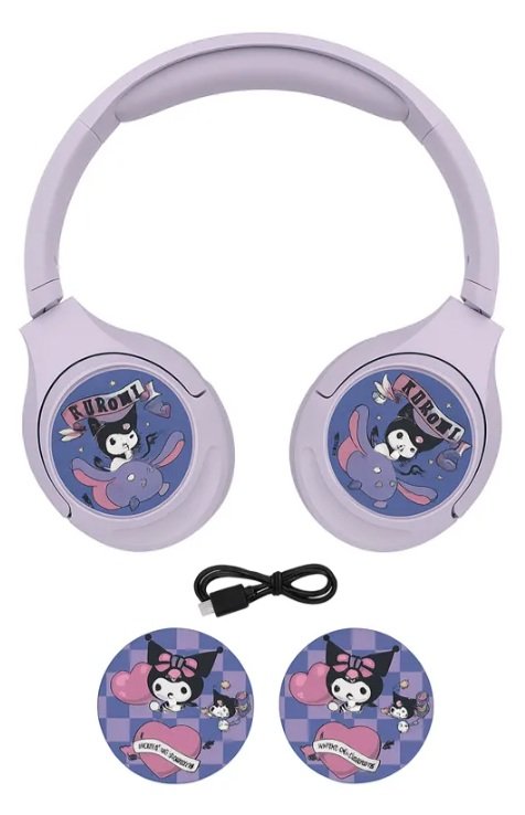 audifono 1 Audifono Bluetooth con Diseño Intercambiable Kuromi