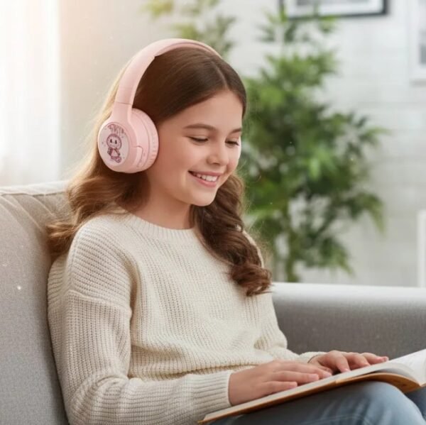 audifono 2 Audífonos Bluetooth con Diseño Intercambiable Labubu