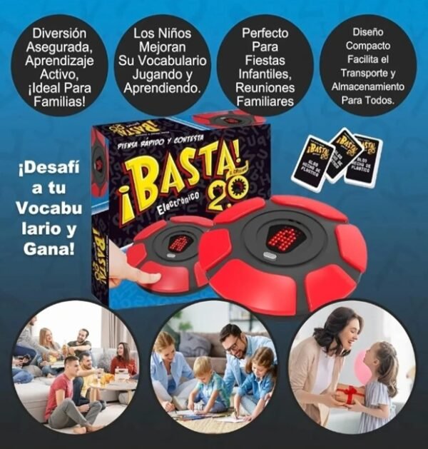 basta 3 Juego de Mesa ¡BASTA! Electrónico 2.0