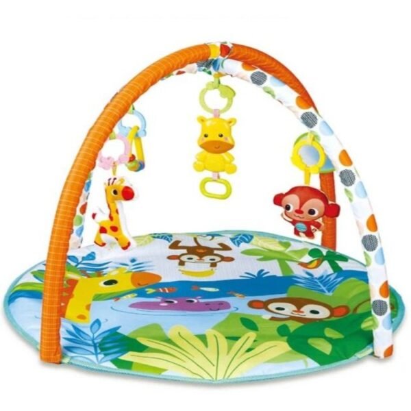 gimnasio 2 Alfombra de juegos para bebés - Gimnasio de actividades y Piscina de pelotas