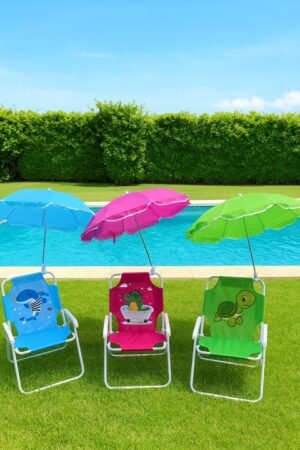 Silla Plegable para Niños con Sombrilla