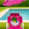 paisaje 3 Silla Plegable para Niños con Sombrilla