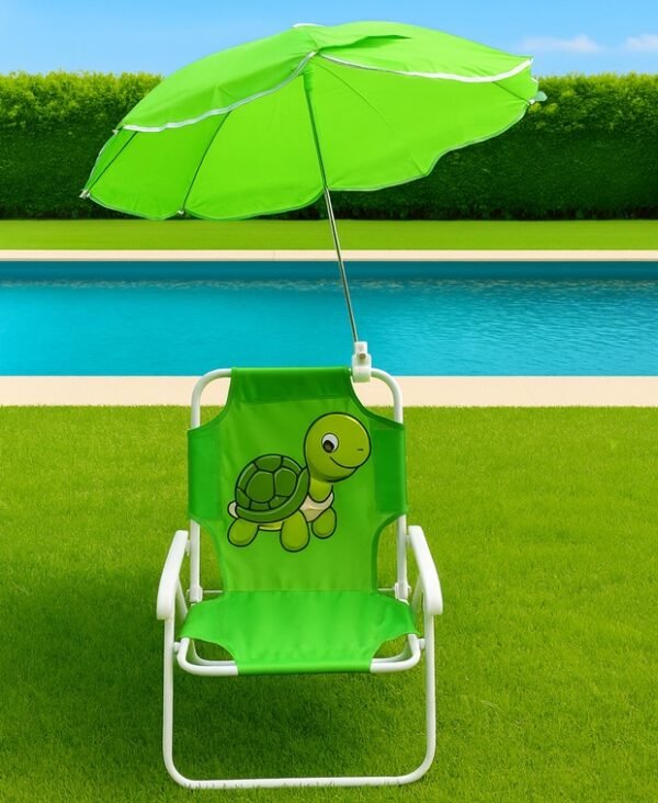 paisaje 4 Silla Plegable para Niños con Sombrilla