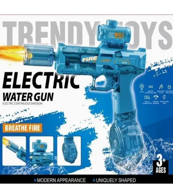 pistola 1 Pistola de Agua Eléctrica Automática de Alta Potencia con Luz LED