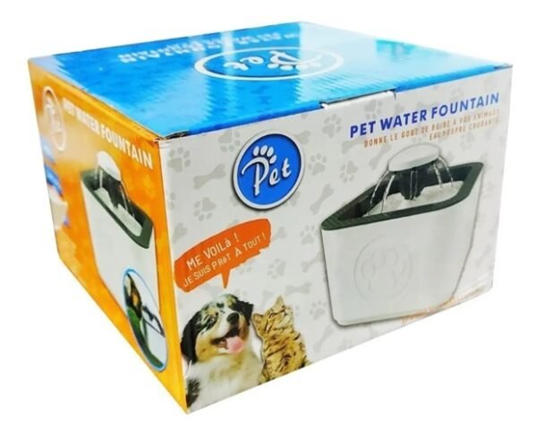 portada Fuente Eléctrica Bebedero De Agua Para Mascotas