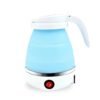 portada Hervidor Calentador Eléctrico Plegable Portátil Silicon 0.6 Ltrs. Color Celeste/Blanco/Rosa