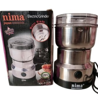 portada Moledor Electrico De Cafe Granos Y Semillas Cafe - Plateado