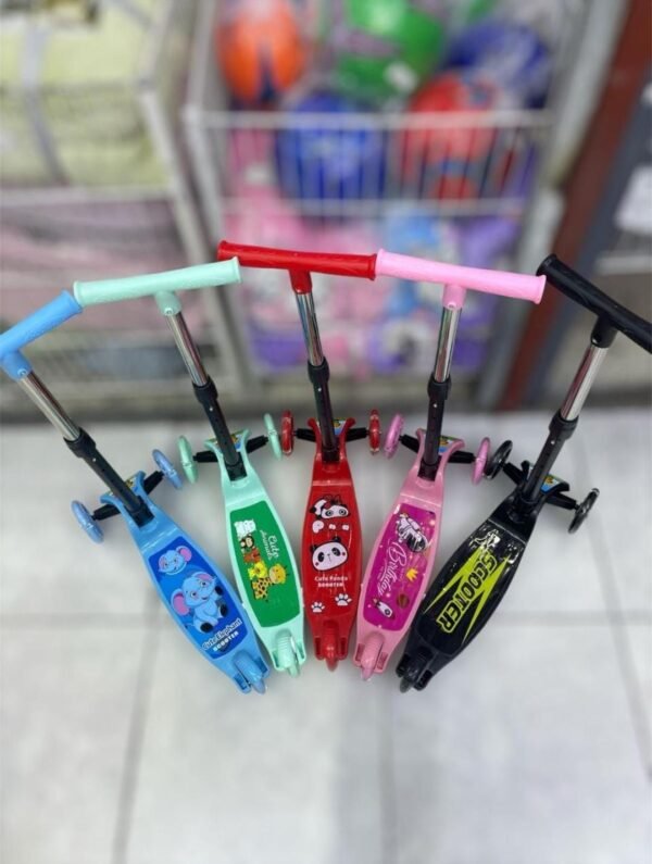 scooter led 1 Scooter Led Para Niños con Ruedas Multicolor