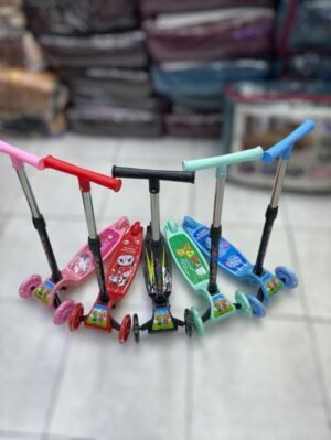 Scooter Led Para Niños con Ruedas Multicolor