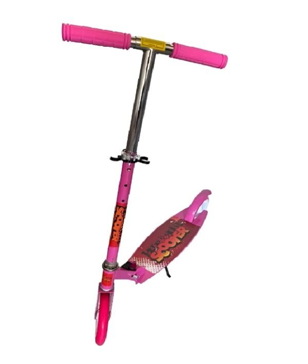 scooter rosa 1 Scooter Metalico De Altura Ajustable Unisex Rojo/Azul/ Negro/ Rosado