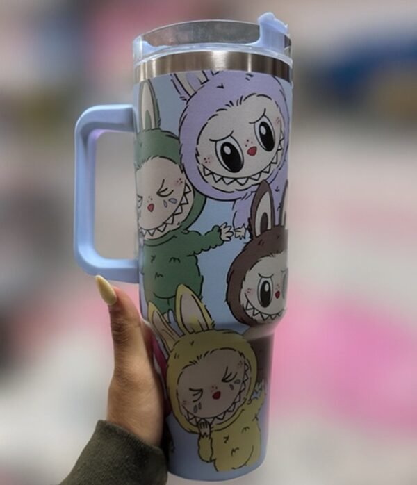 Vaso Térmico Termo Labubu 1200ml Frio Y Calor Agua/café/ Te